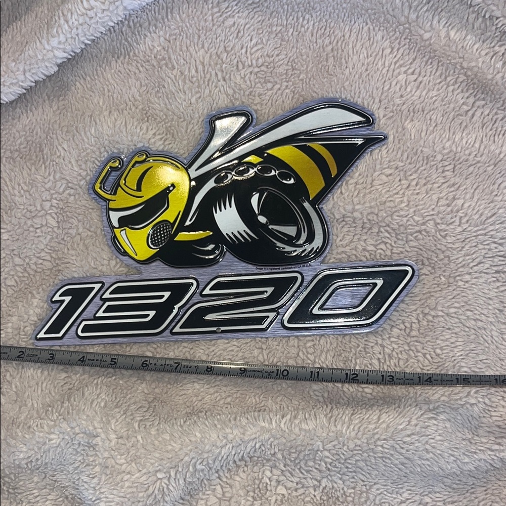 Yellow and Black Wall Decor Emblem